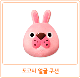 포코타 얼굴 쿠션